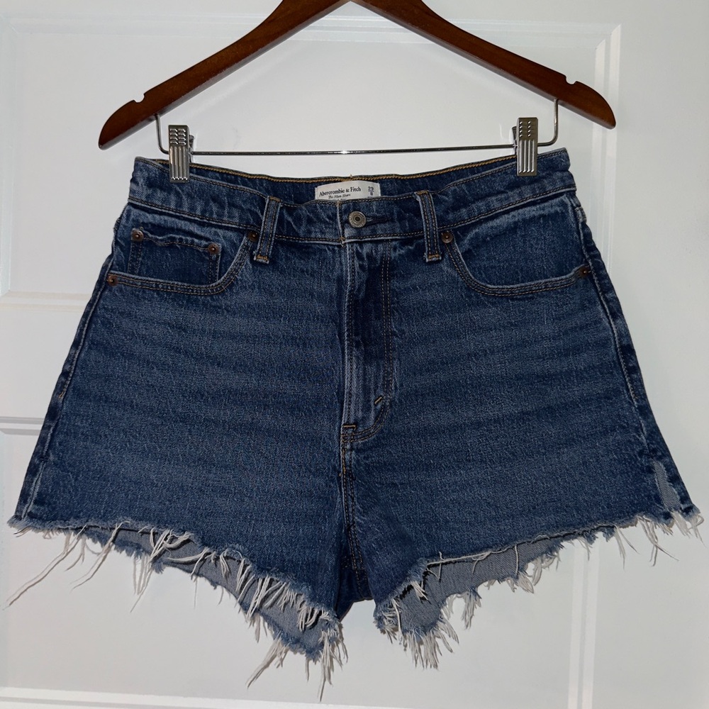 Abercrombie & Fitch Blue Jean Shorts